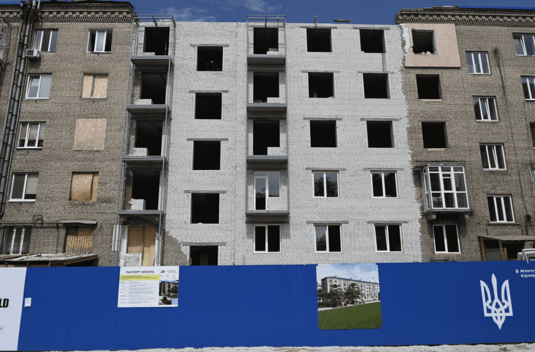 У Запоріжжі відбудують ще 10 багатоповерхівок