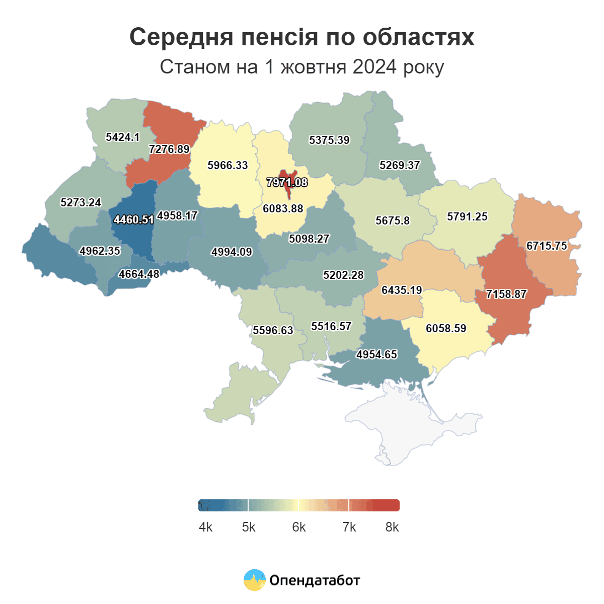 У Запоріжжі середній розмір пенсії 6 тис. грн, що вище за більшість областей України