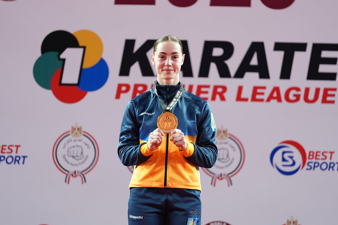 Запорізька каратистка виборола єдину для України золоту медаль на Прем’єр-лізі в Каїрі