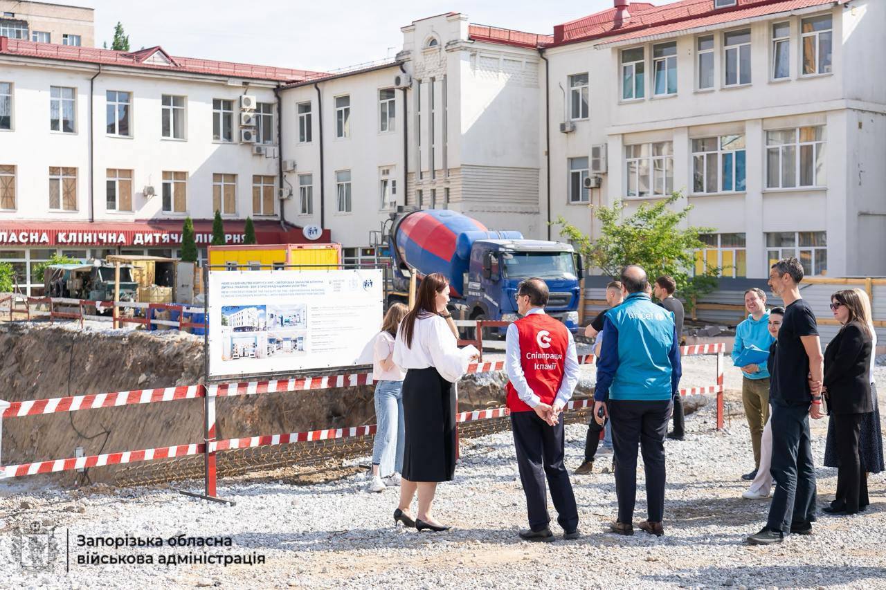 У Запорізькій обласній дитячій лікарні почали будівництво нового хірургічного комплексу
