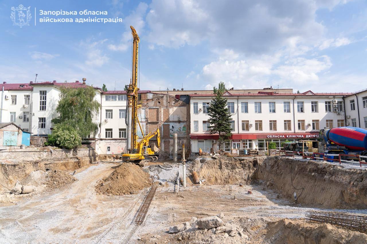 У Запорізькій обласній дитячій лікарні почали будівництво нового хірургічного комплексу