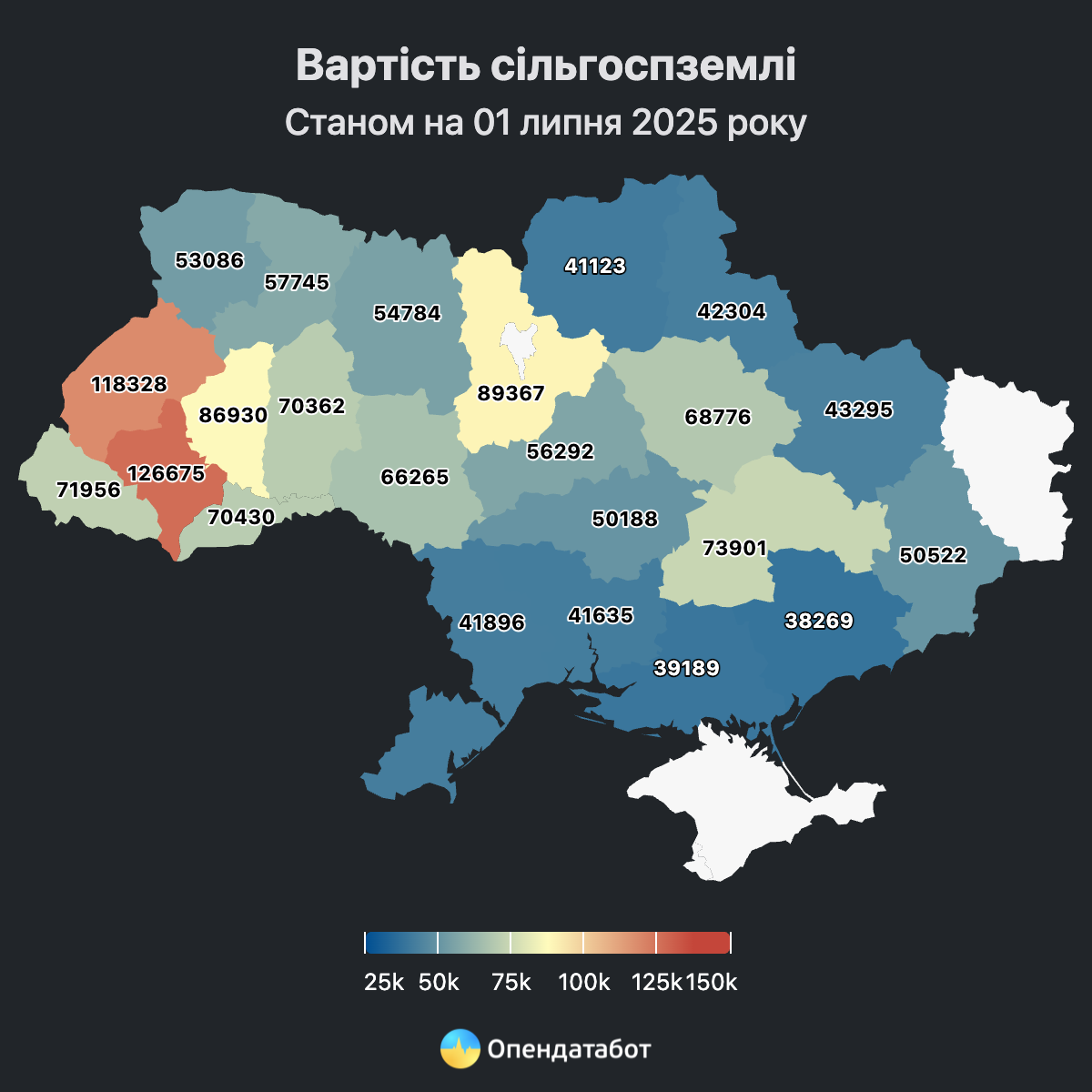У Запорізькій області – найдешевша земля в Україні. Статистика цін по регіонах