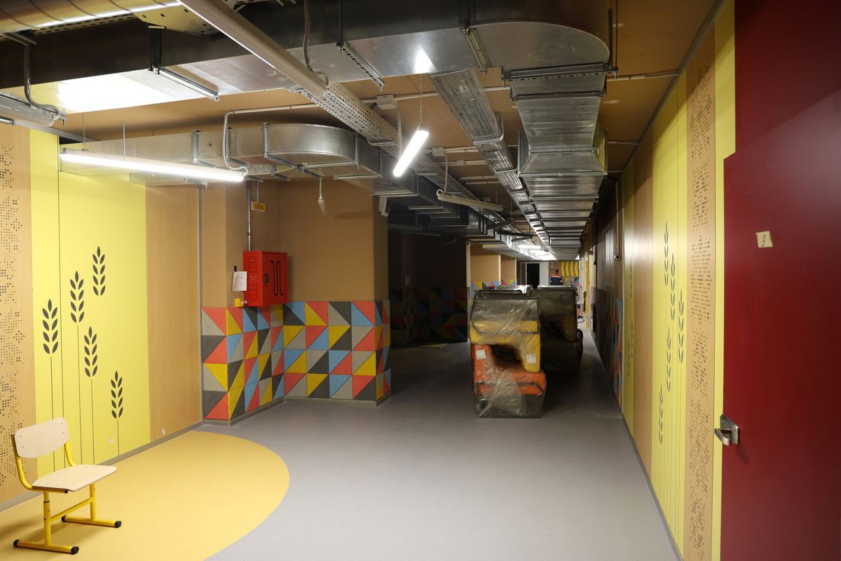 У Хортицькому районі Запоріжжя завершили будівництво першої підземної школи