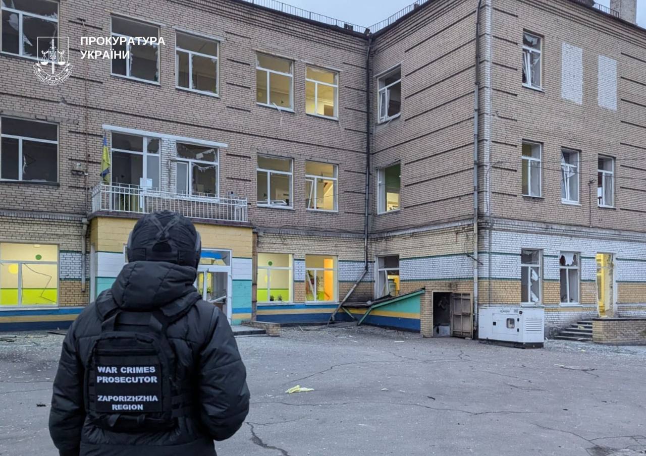 Внаслідок атаки на Запоріжжя пошкоджена критична інфраструктура та будинки