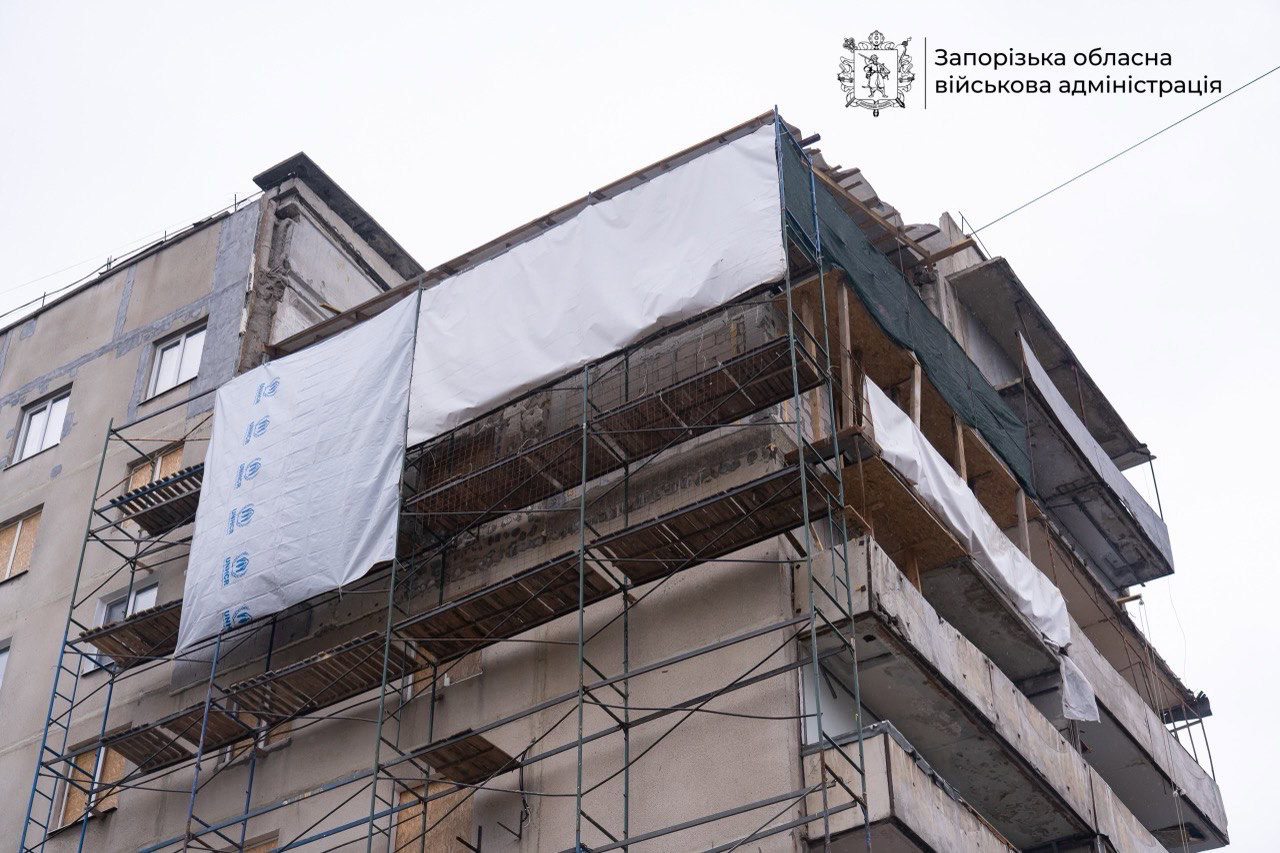 На 130% зросла вартість відбудови будинку на Моторобудівників, 26 у Запоріжжі: які роботи додали