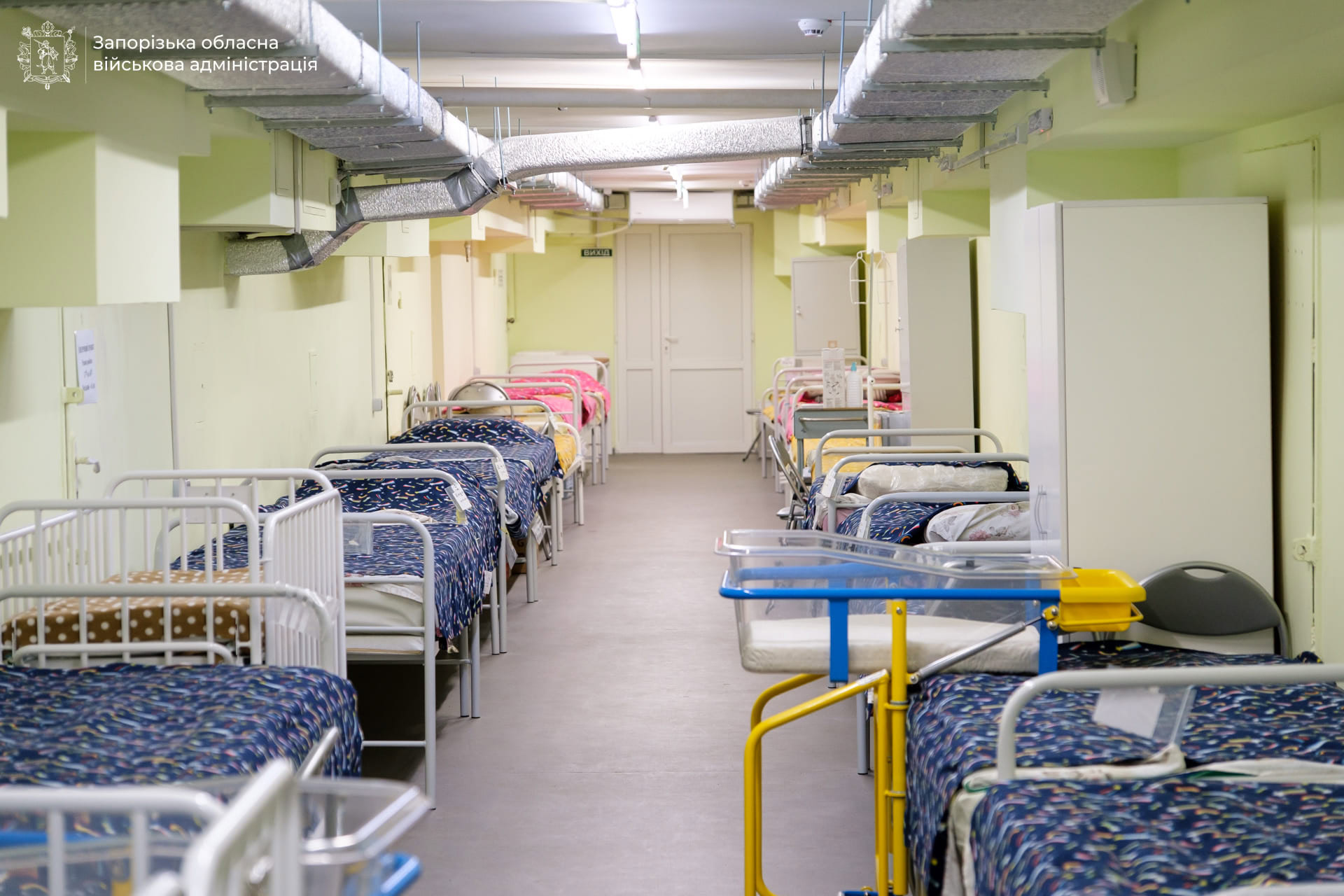 У дитячій лікарні Запорізької області оновили укриття та створили безбар’єрний простір