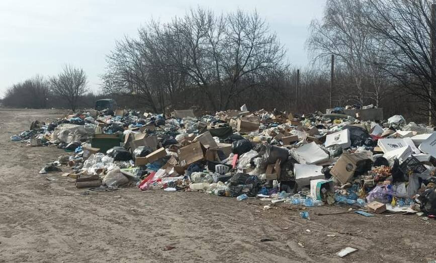 У Павлівській громаді ліквідували стихійне сміттєзвалище та встановили контейнери для відходів