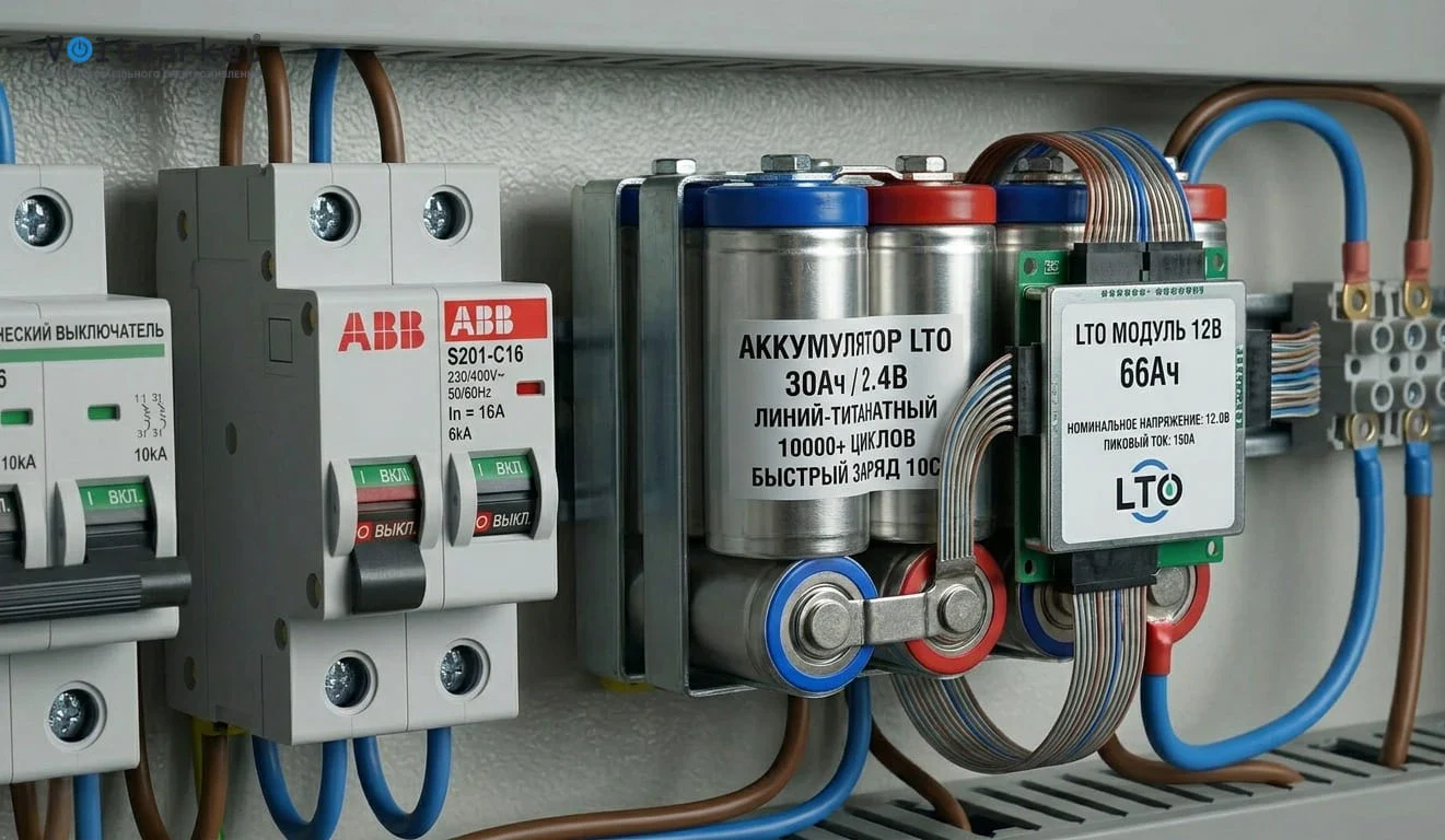 LTO акумулятори – властивості та переваги