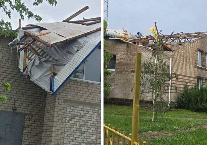 У Долинській громаді відновили покрівлю будинку культури після негоди