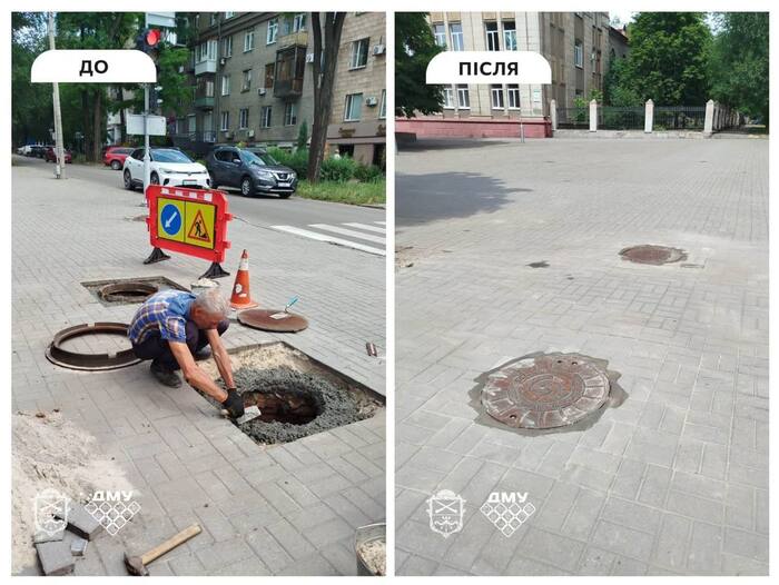 У Запоріжжі очищають дощоприймачі та ремонтують елементи зливової мережі
