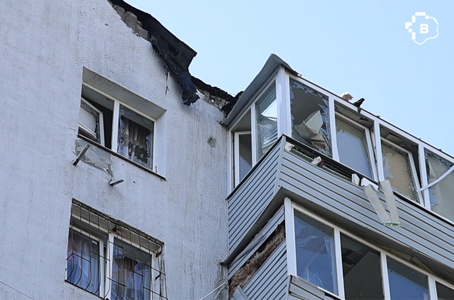 У Запоріжжі дрон влучив у будинок, який відновлювали після попереднього удару. ФОТО