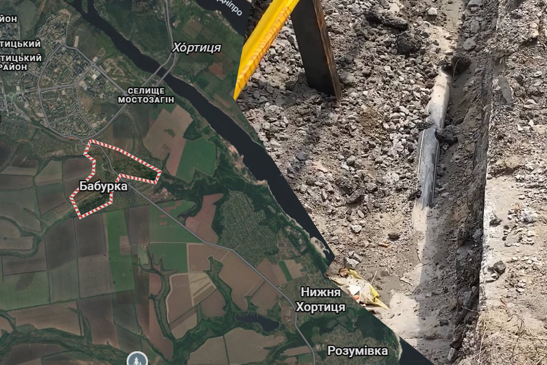 Ставили антидронові сітки – пошкодили газопровід: частина Запорізького району майже два тижні без газу
