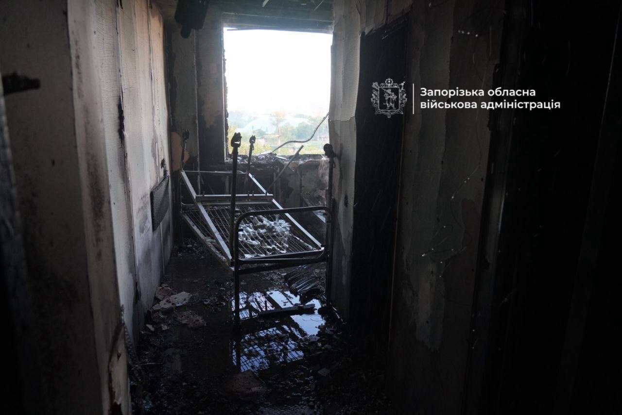 У Запоріжжі дрони вдарили по двох медзакладах: один влучив у стаціонар. ФОТО