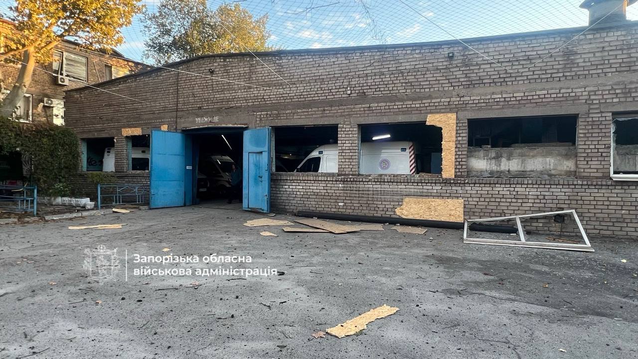 У Запоріжжі дрони вдарили по двох медзакладах: один влучив у стаціонар. ФОТО