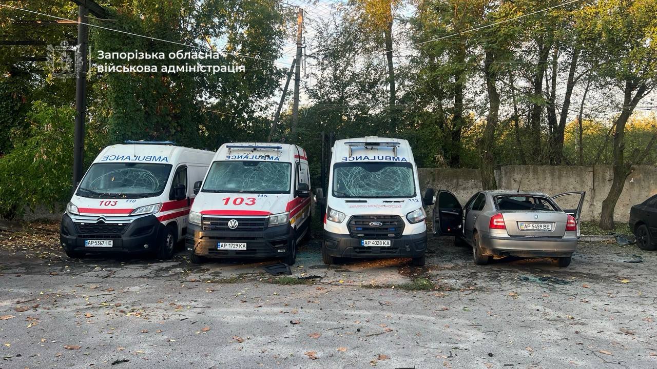 У Запоріжжі дрони вдарили по двох медзакладах: один влучив у стаціонар. ФОТО